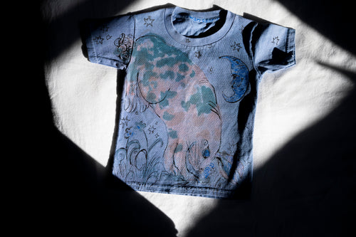 size 3T moonlit rabbit tee