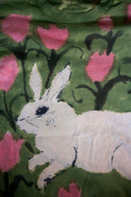 Load image into Gallery viewer, size S rabbit among the tulips longsleeve