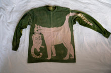 Load image into Gallery viewer, size L mama cat and kitten longsleeve