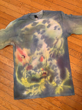 Load image into Gallery viewer, size M cat pouncing on flower longsleeve