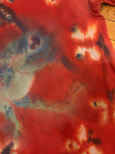 Load image into Gallery viewer, size L frog hunting butterflies longsleeve tee