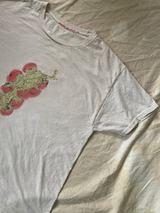 size M painted tomato tee