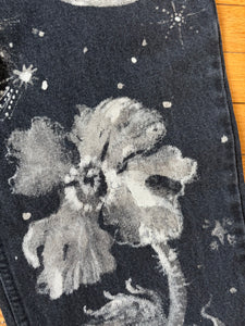 moonlit storybook scene vintage Levi's 512s