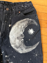 Load image into Gallery viewer, moonlit storybook scene vintage Levi&#39;s 512s